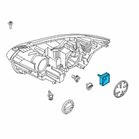 OEM 2020 Ford Transit-150 Xenon Bulb Diagram - GN1Z-13N021-A