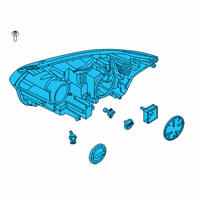 OEM 2020 Ford Transit-150 HEADLAMP ASY Diagram - LK4Z-13008-A