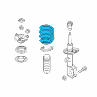 OEM 2018 Kia Sorento Front Spring Diagram - 54630C6104