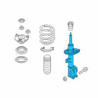 OEM 2016 Kia Sorento Front Strut Assembly Kit, Right Diagram - 54661C6100
