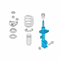 OEM 2017 Kia Sorento Front Strut Assembly Kit, Right Diagram - 54661C6100