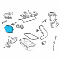 OEM 1996 Chrysler Cirrus Cover Pkg-Timing Diagram - 5093132AA