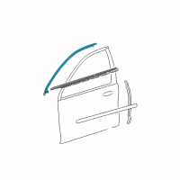 OEM 2001 Mercury Sable Reveal Molding Diagram - XF1Z-5420846-BA