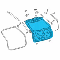 OEM 2021 Lincoln Nautilus Lift Gate Diagram - KA1Z-5840010-A