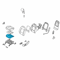 OEM 2021 Kia Soul Pad Assembly-Front Seat Diagram - 88150K0020