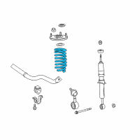 OEM 2019 Toyota Sequoia Coil Spring Diagram - 48131-0C561