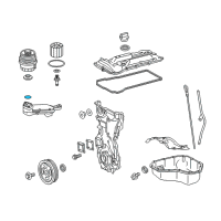 OEM 2020 Lexus NX300h Gasket, Oil Strainer Diagram - 15147-36010