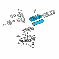 OEM 2022 Cadillac CT5 Valve Cover Diagram - 12659676