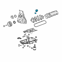 OEM Chevrolet Filler Cap Diagram - 12676776