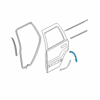 OEM Jeep WEATHERSTRIP-WHEELHOUSE Diagram - 55396052AD