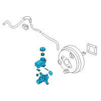 OEM 2017 Infiniti Q70 CYL BRAK Master Diagram - D6010-1MB0F