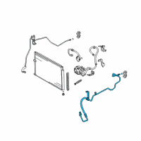 OEM 2006 Toyota Prius Suction Hose Diagram - 88704-47040