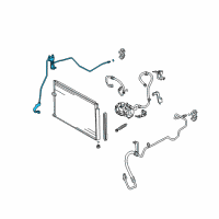 OEM 2009 Toyota Prius Liquid Line Diagram - 88706-47080