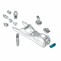 OEM 2018 BMW X3 CLIMATE CONTROL PANEL, REAR Diagram - 61-31-9-493-015
