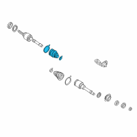 OEM Nissan Quest Repair Kit-Dust Boot, Outer Diagram - 39241-2Z325