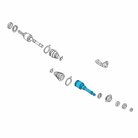 OEM Nissan Quest Joint Assy-Inner Diagram - 39771-0B000