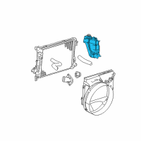 OEM 2003 Dodge Ram 2500 Bottle-COOLANT Recovery Diagram - 52028930AE