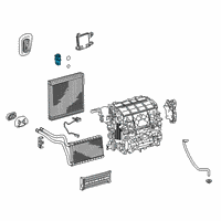 OEM 2020 Toyota Corolla Expansion Valve Diagram - 88515-02740