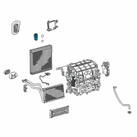 OEM Toyota Corolla Expansion Valve Diagram - 88515-02740