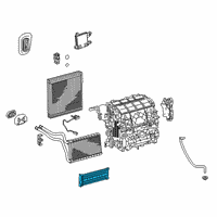 OEM 2021 Toyota Prius AWD-e Auxiliary Heater Diagram - 87114-47020