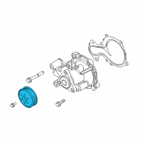 OEM 2015 Ford Focus Pulley Diagram - CM5Z-8509-A