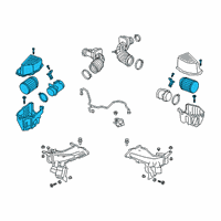 OEM 2020 Cadillac CT6 Air Cleaner Assembly Diagram - 84665135