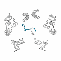 OEM Cadillac CT6 PCV Tube Diagram - 12667981