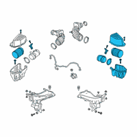 OEM 2019 Cadillac CT6 Air Cleaner Assembly Diagram - 84665136