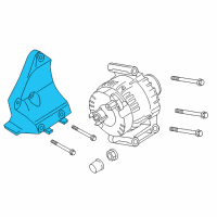 OEM 2019 Ford Transit-250 Mount Bracket Diagram - BK3Z-10A313-B