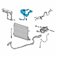 OEM Cadillac CT6 Discharge Hose Diagram - 84052151