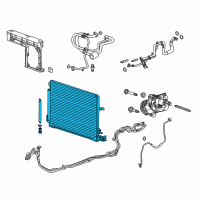 OEM 2020 Cadillac CT6 Condenser Diagram - 84405857