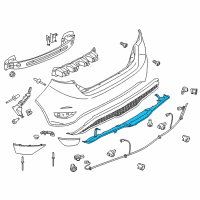 OEM 2015 Ford Fiesta Stone Deflector Diagram - D2BZ-17808-BA