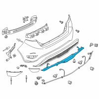 OEM 2017 Ford Fiesta Stone Deflector Diagram - D2BZ-17808-BA