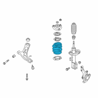 OEM 2015 Hyundai Veloster Spring-FR Diagram - 54630-2V25B