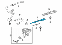 OEM Chevrolet Trailblazer Rear Arm Diagram - 42709517