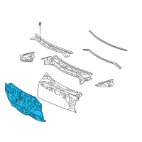 OEM 1997 Toyota RAV4 Dash Panel Diagram - 55101-42022