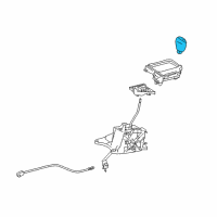 OEM 2019 Lexus LX570 Knob Sub-Assembly, Shift Diagram - 33504-60490-C0