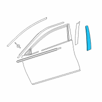 OEM 2015 Toyota Camry Applique Diagram - 75755-06140