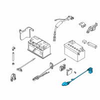 OEM BMW M3 Positive Battery Cable Plus Pole Diagram - 61-13-6-910-539