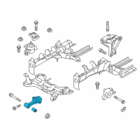 OEM Kia Rio Roll Rod Bracket Assembly Diagram - 21950J0000