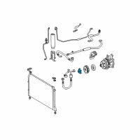 OEM 1998 Toyota Sienna Hub Diagram - 88403-08010