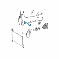 OEM 2000 Toyota Sienna Suction Hose Diagram - 88712-08060