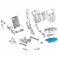 OEM 2017 Buick Envision Seat Cushion Pad Diagram - 23267190