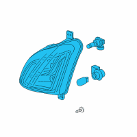 OEM 2019 Chevrolet Equinox Fog Lamp Assembly Diagram - 84226250