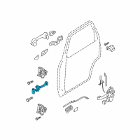 OEM 2010 Ford Escape Check Arm Diagram - 8L8Z-7823552-A