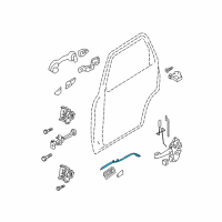 OEM 2009 Ford Escape Cable Diagram - 8L8Z-78266A46-A