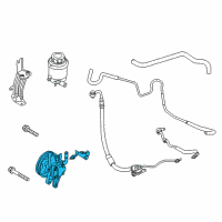 OEM Kia Soul Pump Assembly-Power STEE Diagram - 571002K001