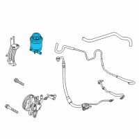 OEM Kia Soul Reservoir Assembly-Power Diagram - 571502K000