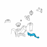 OEM 2004 Buick Rainier Mount, Trans Diagram - 89040448