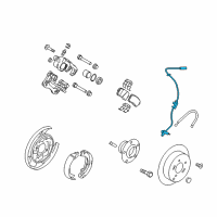 OEM 2016 Kia Optima Sensor Assembly-Abs Rear Diagram - 599302T700